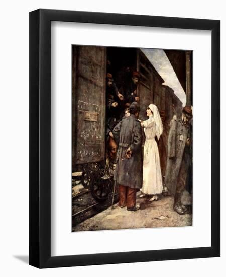 Train of the Wounded, 1915-Henri Gervex-Framed Giclee Print