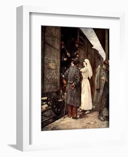 Train of the Wounded, 1915-Henri Gervex-Framed Giclee Print