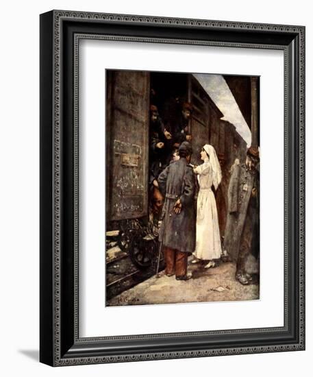 Train of the Wounded, 1915-Henri Gervex-Framed Giclee Print