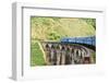 Train on Bridge in Hill Country of Sri Lanka-flocu-Framed Photographic Print