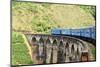 Train on Bridge in Hill Country of Sri Lanka-flocu-Mounted Photographic Print