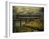 Train on Bridge-Florian Raymann-Framed Photographic Print