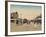 Train on King William Street, Adelaide, South Australia, 1900s-null-Framed Photographic Print