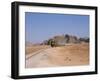 Train on Railway in the Desert, Shoubek, Jordan, Middle East-Alison Wright-Framed Photographic Print