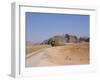 Train on Railway in the Desert, Shoubek, Jordan, Middle East-Alison Wright-Framed Photographic Print