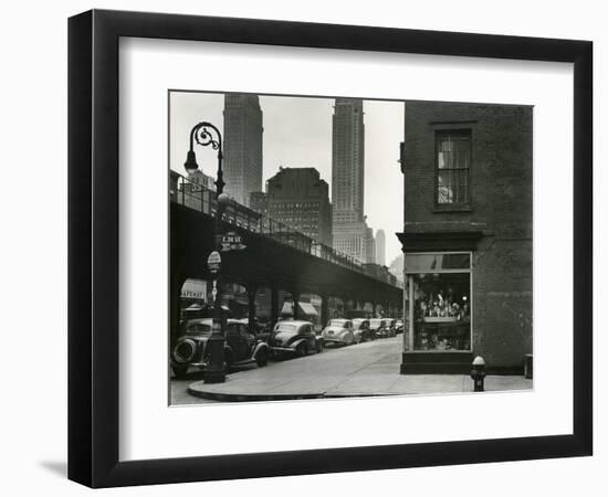 Train Overpass, New York, 1943-Brett Weston-Framed Photographic Print