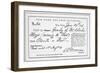 Train Pass on the New York and Erie Railroad, 29th June 1859-null-Framed Giclee Print