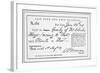 Train Pass on the New York and Erie Railroad, 29th June 1859-null-Framed Giclee Print