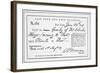 Train Pass on the New York and Erie Railroad, 29th June 1859-null-Framed Giclee Print