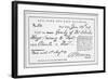 Train Pass on the New York and Erie Railroad, 29th June 1859-null-Framed Giclee Print