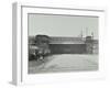 Train Passing over the Chelsea Road, London, 1936-null-Framed Premium Photographic Print