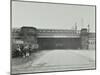Train Passing over the Chelsea Road, London, 1936-null-Mounted Premium Photographic Print