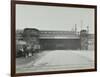 Train Passing over the Chelsea Road, London, 1936-null-Framed Photographic Print