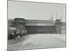 Train Passing over the Chelsea Road, London, 1936-null-Mounted Photographic Print
