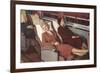 Train Recliner Seats-null-Framed Art Print