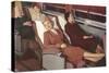 Train Recliner Seats-null-Stretched Canvas