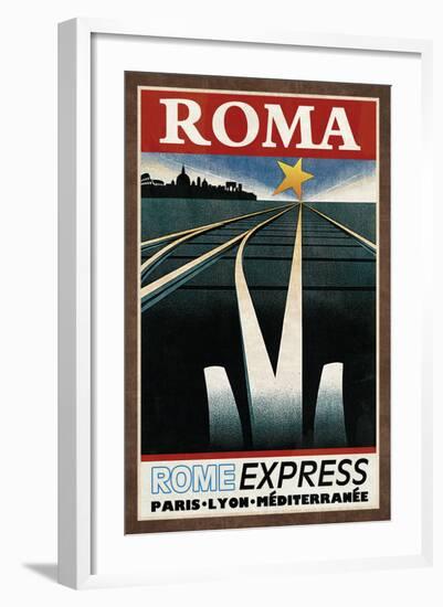 Train Roma-Collection Caprice-Framed Art Print