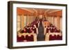 Train's Dining Car-null-Framed Art Print