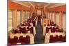 Train's Dining Car-null-Mounted Art Print