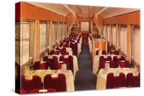 Train's Dining Car-null-Stretched Canvas