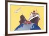 Train, Ship, Airplane, Car-null-Framed Premium Giclee Print