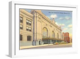 Train Station, Albany, New York-null-Framed Art Print