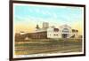 Train Station at Astoria-null-Framed Art Print