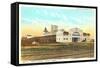 Train Station at Astoria-null-Framed Stretched Canvas