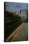 Train Station by Andre Burian-André Burian-Stretched Canvas