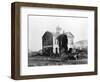 Train Station Damaged in the Johnstown Flood-null-Framed Photographic Print