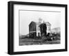 Train Station Damaged in the Johnstown Flood-null-Framed Photographic Print