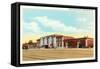 Train Station, Grand Island, Nebraska-null-Framed Stretched Canvas