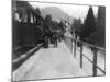 Train Station in Menaggio Italy Photograph - Menaggio, Italy-Lantern Press-Mounted Art Print