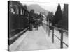 Train Station in Menaggio Italy Photograph - Menaggio, Italy-Lantern Press-Stretched Canvas