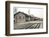 Train Station, Lincoln, Illinois, USA. Route 66-Julien McRoberts-Framed Photographic Print