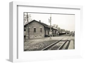 Train Station, Lincoln, Illinois, USA. Route 66-Julien McRoberts-Framed Photographic Print