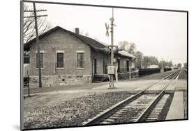 Train Station, Lincoln, Illinois, USA. Route 66-Julien McRoberts-Mounted Photographic Print