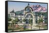 Train Station, Lucerne, Switzerland-null-Framed Stretched Canvas