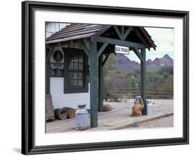 Train Station, Old Tucson Studios, Arizona, USA-Jamie & Judy Wild-Framed Photographic Print