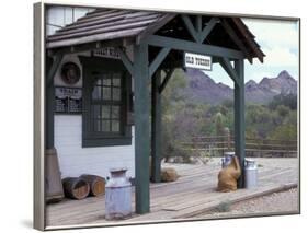 Train Station, Old Tucson Studios, Arizona, USA-Jamie & Judy Wild-Framed Photographic Print