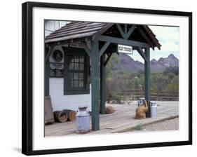 Train Station, Old Tucson Studios, Arizona, USA-Jamie & Judy Wild-Framed Photographic Print