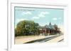 Train Station, Oshkosh, Wisconsin-null-Framed Premium Giclee Print