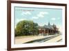 Train Station, Oshkosh, Wisconsin-null-Framed Premium Giclee Print