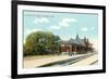 Train Station, Oshkosh, Wisconsin-null-Framed Premium Giclee Print