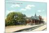 Train Station, Oshkosh, Wisconsin-null-Mounted Premium Giclee Print