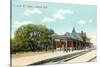 Train Station, Oshkosh, Wisconsin-null-Stretched Canvas