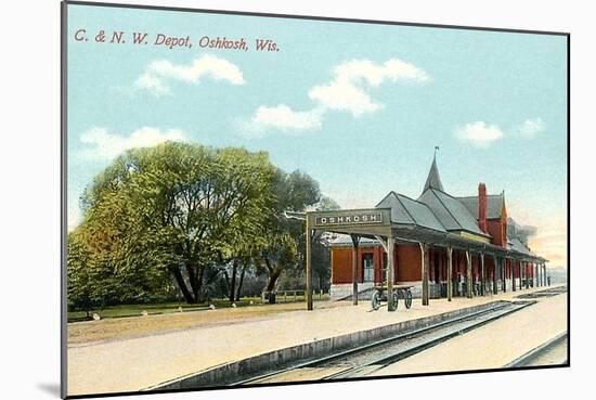 Train Station, Oshkosh, Wisconsin-null-Mounted Art Print