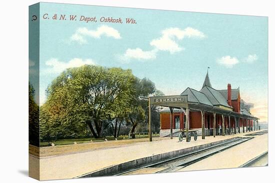 Train Station, Oshkosh, Wisconsin-null-Stretched Canvas