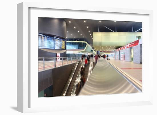 Train Station, Roma Tiburtina, Rome, Lazio, Italy, Europe-Vincenzo Lombardo-Framed Photographic Print