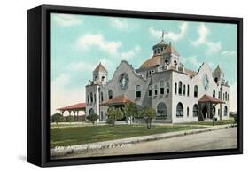Train Station, San Antonio-null-Framed Stretched Canvas